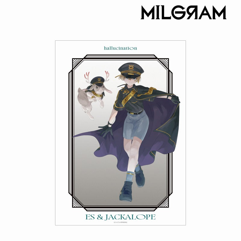 (Goods - Poster) MILGRAM LIVE EVENT A3 Matte Finished Poster hallucination Ver. Feat. Exclusive Art Es & Jackalope