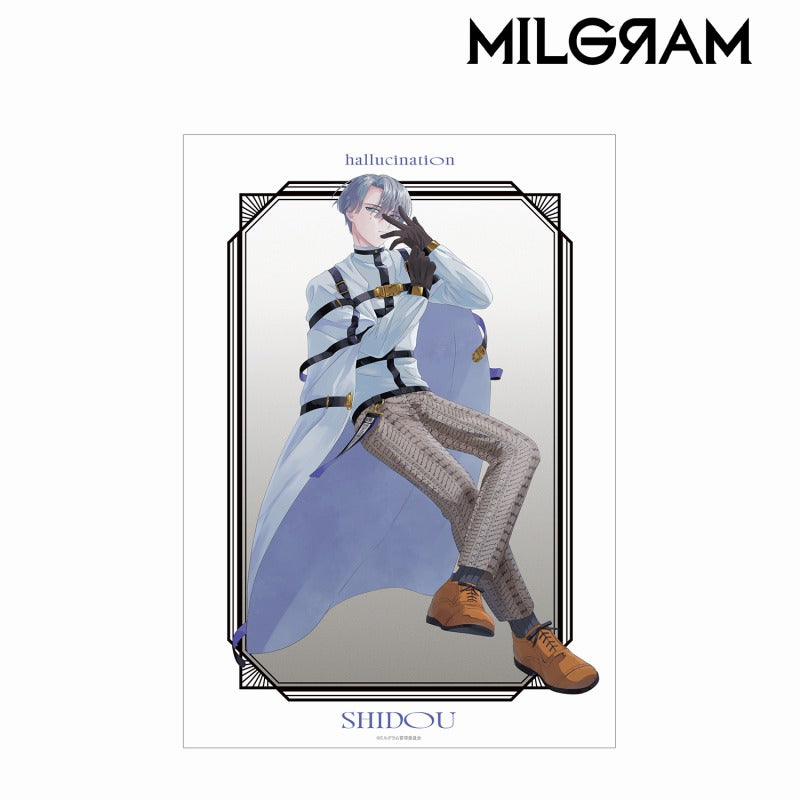 (Goods - Poster) MILGRAM LIVE EVENT A3 Matte Finished Poster hallucination Ver. Feat. Exclusive Art Shidou