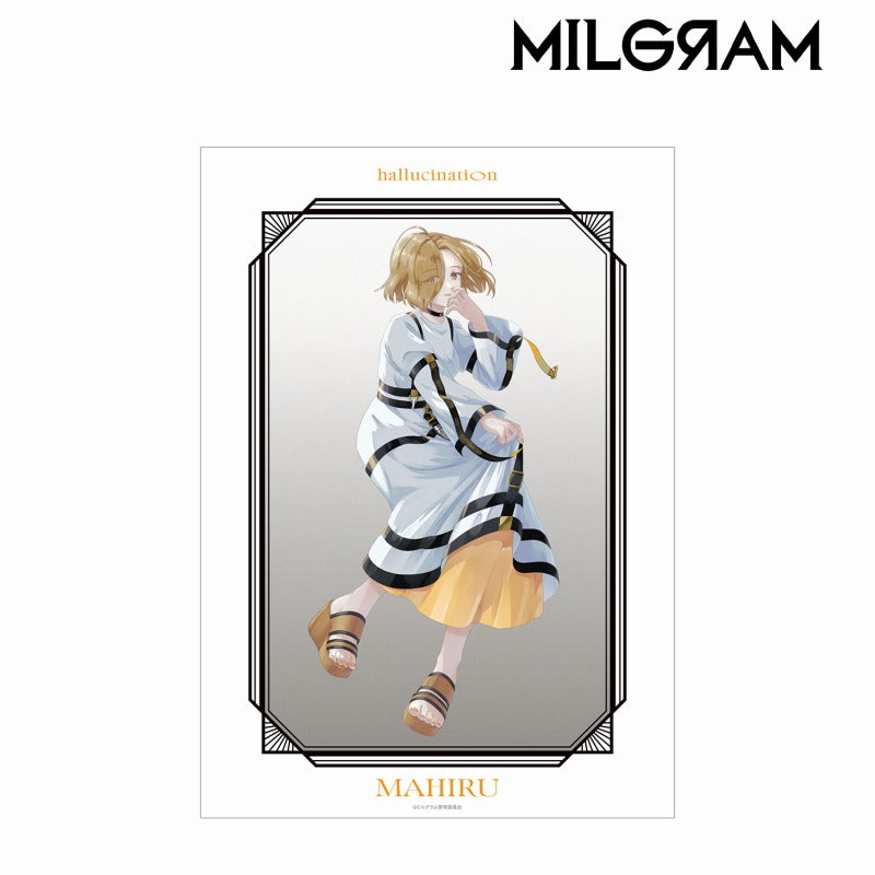 (Goods - Poster) MILGRAM LIVE EVENT A3 Matte Finished Poster hallucination Ver. Feat. Exclusive Art Mahiru