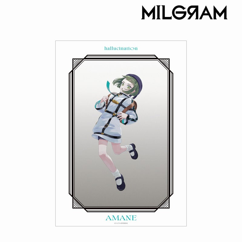 (Goods - Poster) MILGRAM LIVE EVENT A3 Matte Finished Poster hallucination Ver. Feat. Exclusive Art Amane