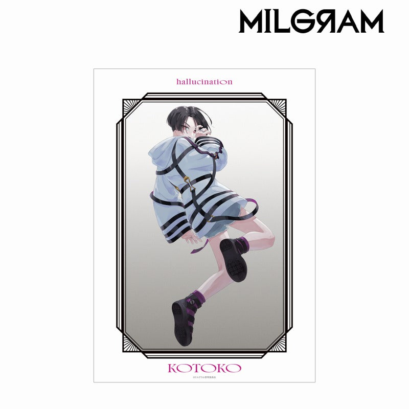 (Goods - Poster) MILGRAM LIVE EVENT A3 Matte Finished Poster hallucination Ver. Feat. Exclusive Art Kotoko