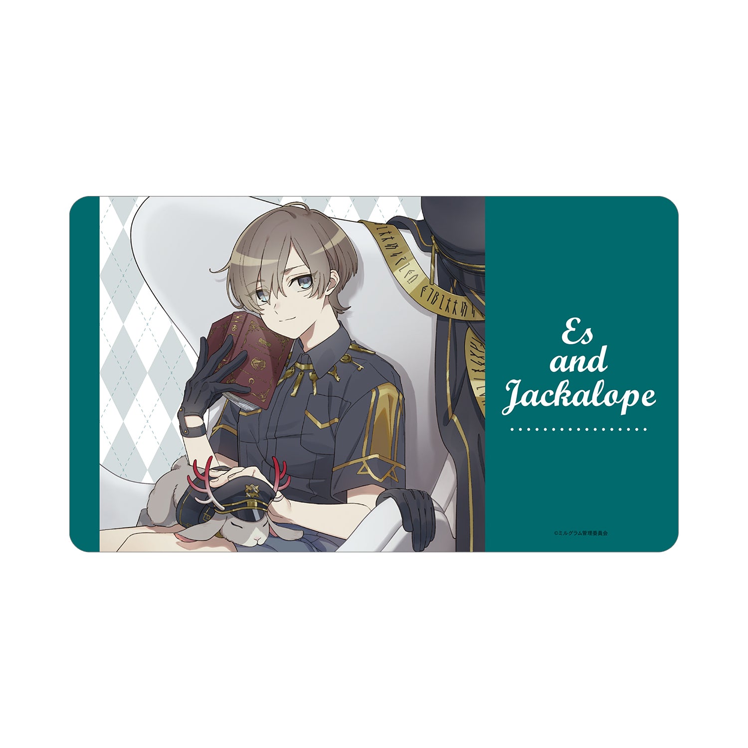 (Goods - Mat) MILGRAM Exclusive Art Es & Jackalope Break Time ver. Multi-purpose Desk Mat