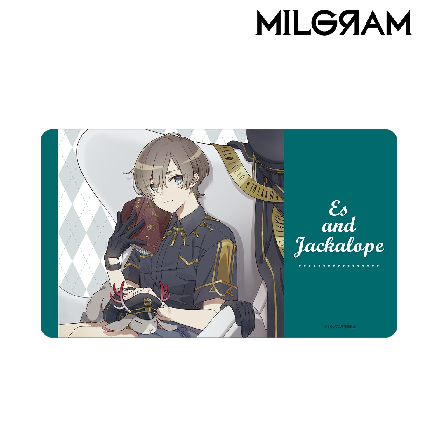 (Goods - Mat) MILGRAM Exclusive Art Es & Jackalope Break Time ver. Multi-purpose Desk Mat