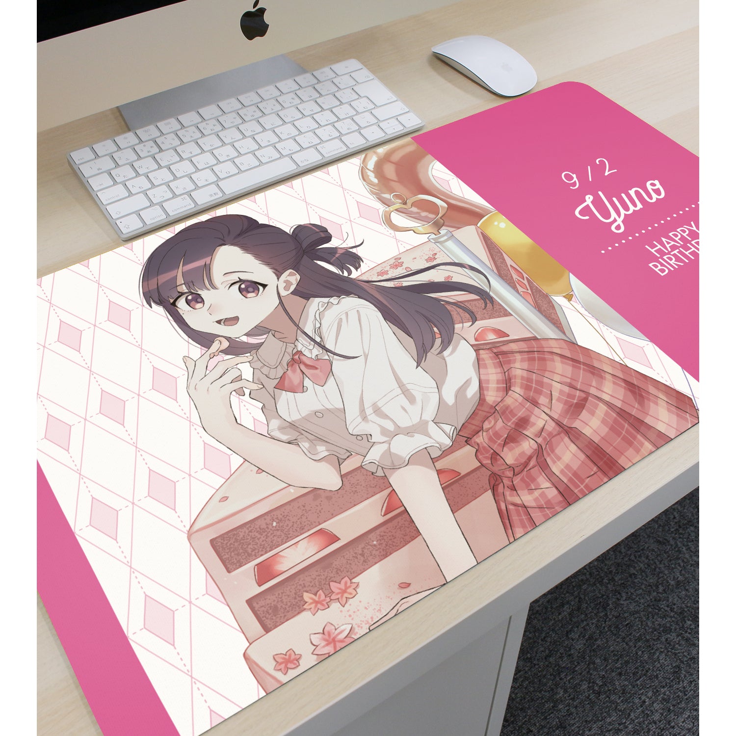 (Goods - Mat) MILGRAM Exclusive Art Yuno Birthday ver. Multi-purpose Desk Mat