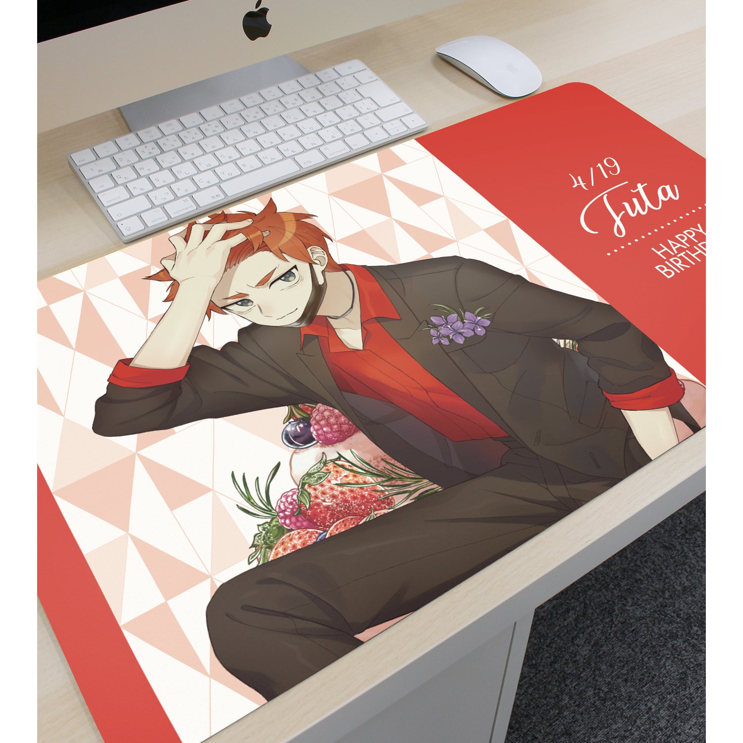 (Goods - Mat) MILGRAM Exclusive Art Fuuta Birthday ver. Multi-purpose Desk Mat