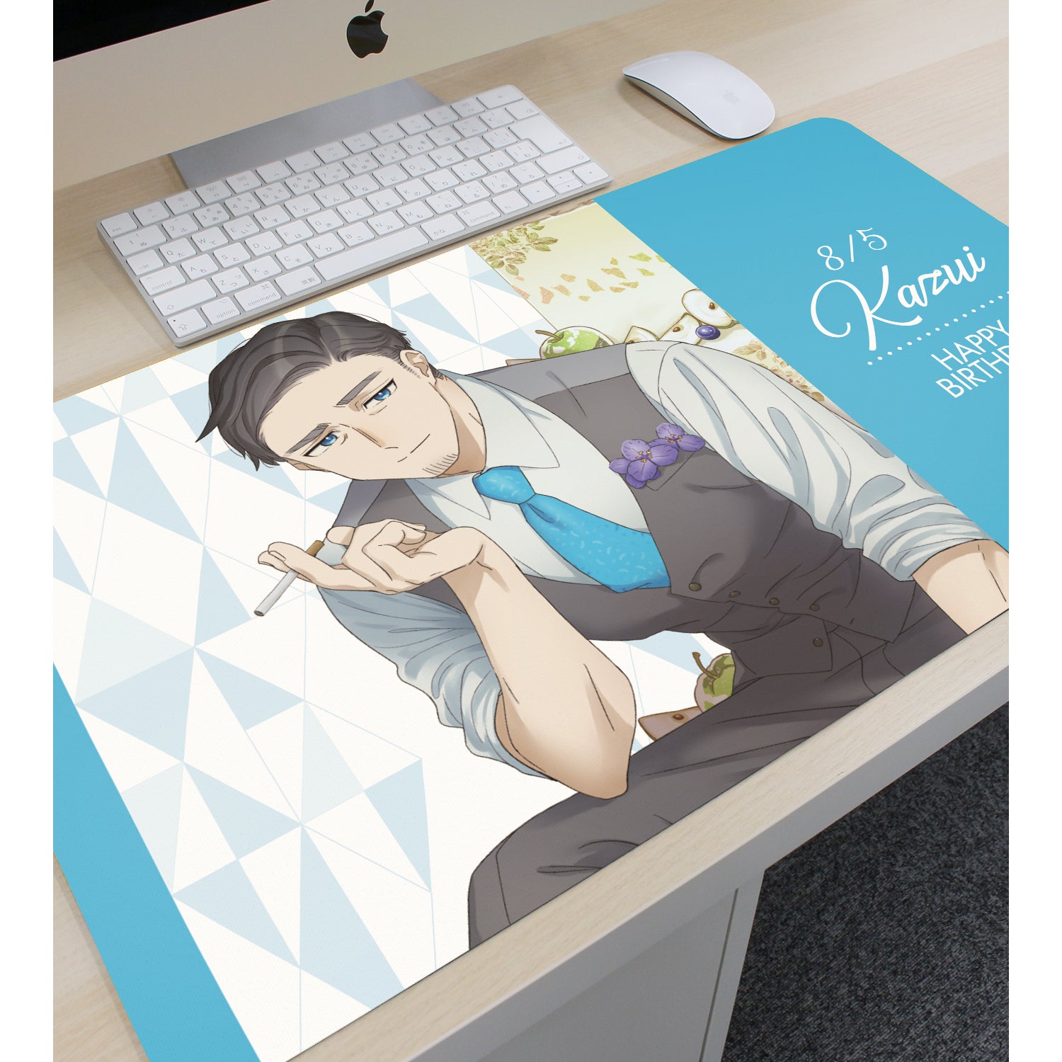 (Goods - Mat) MILGRAM Exclusive Art Kazui Birthday ver. Multi-purpose Desk Mat