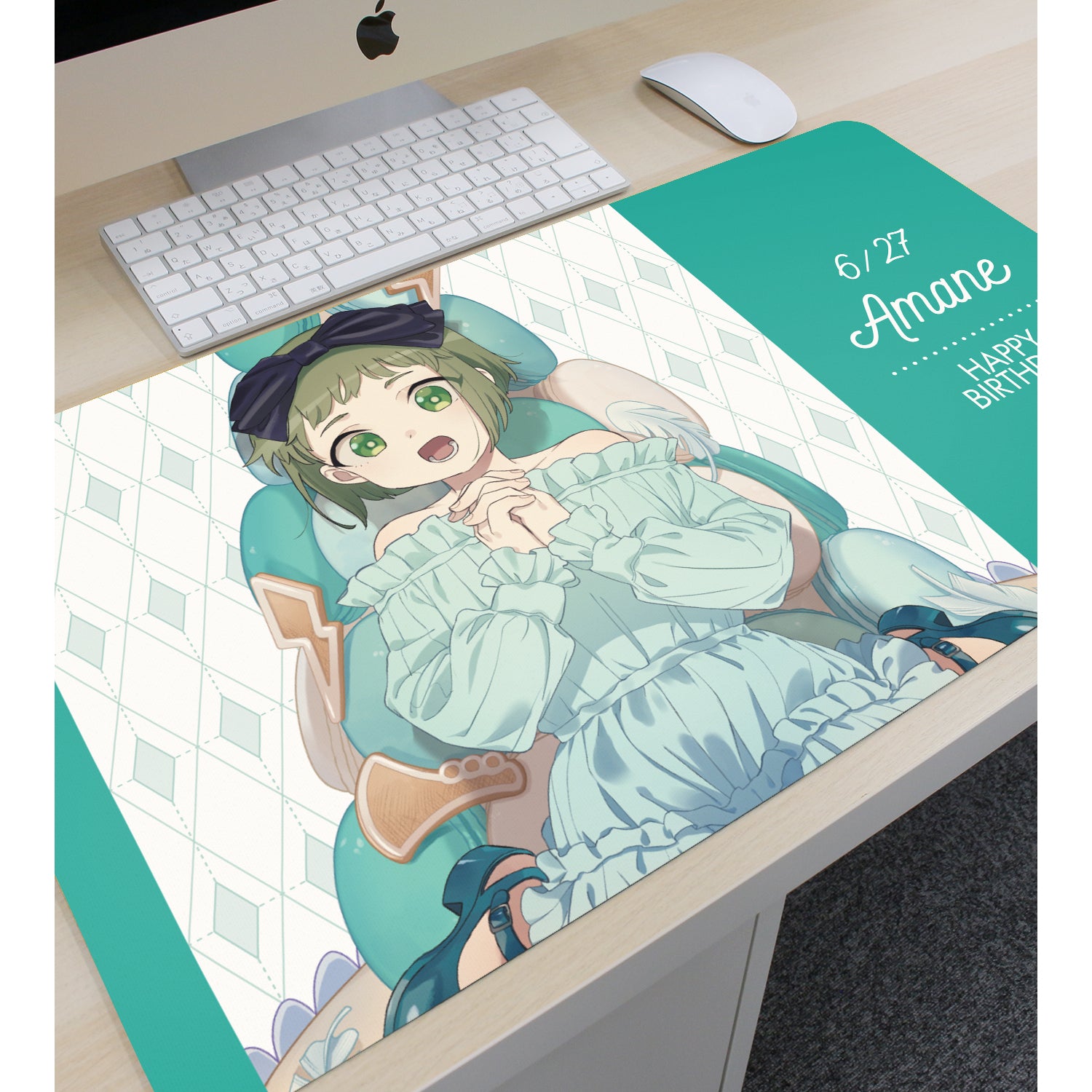 (Goods - Mat) MILGRAM Exclusive Art Amane Birthday ver. Multi-purpose Desk Mat