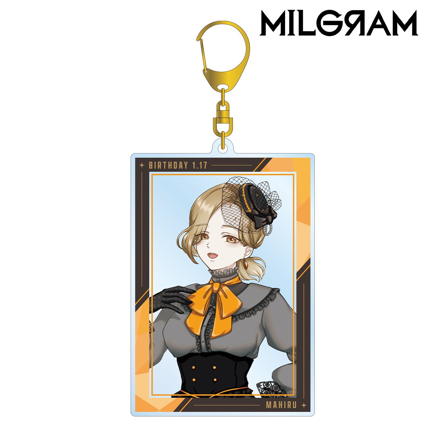 (Goods - Key Chain) MILGRAM Exclusive Art Mahiru Birthday ver. Vol.2 BIG Acrylic Key Chain