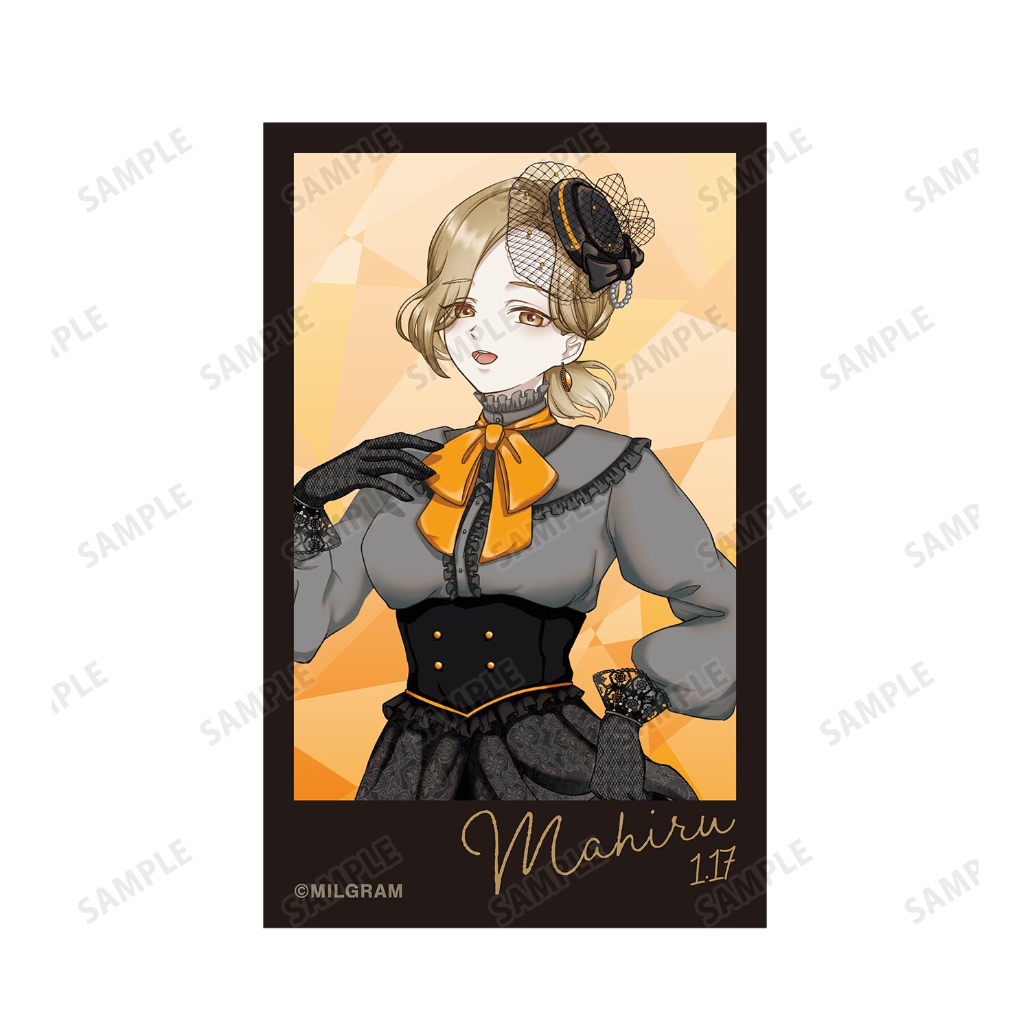 (Goods - Card) MILGRAM Exclusive Art Mahiru Birthday ver. Vol.2 Instant Photo Style Art Card Set of 2