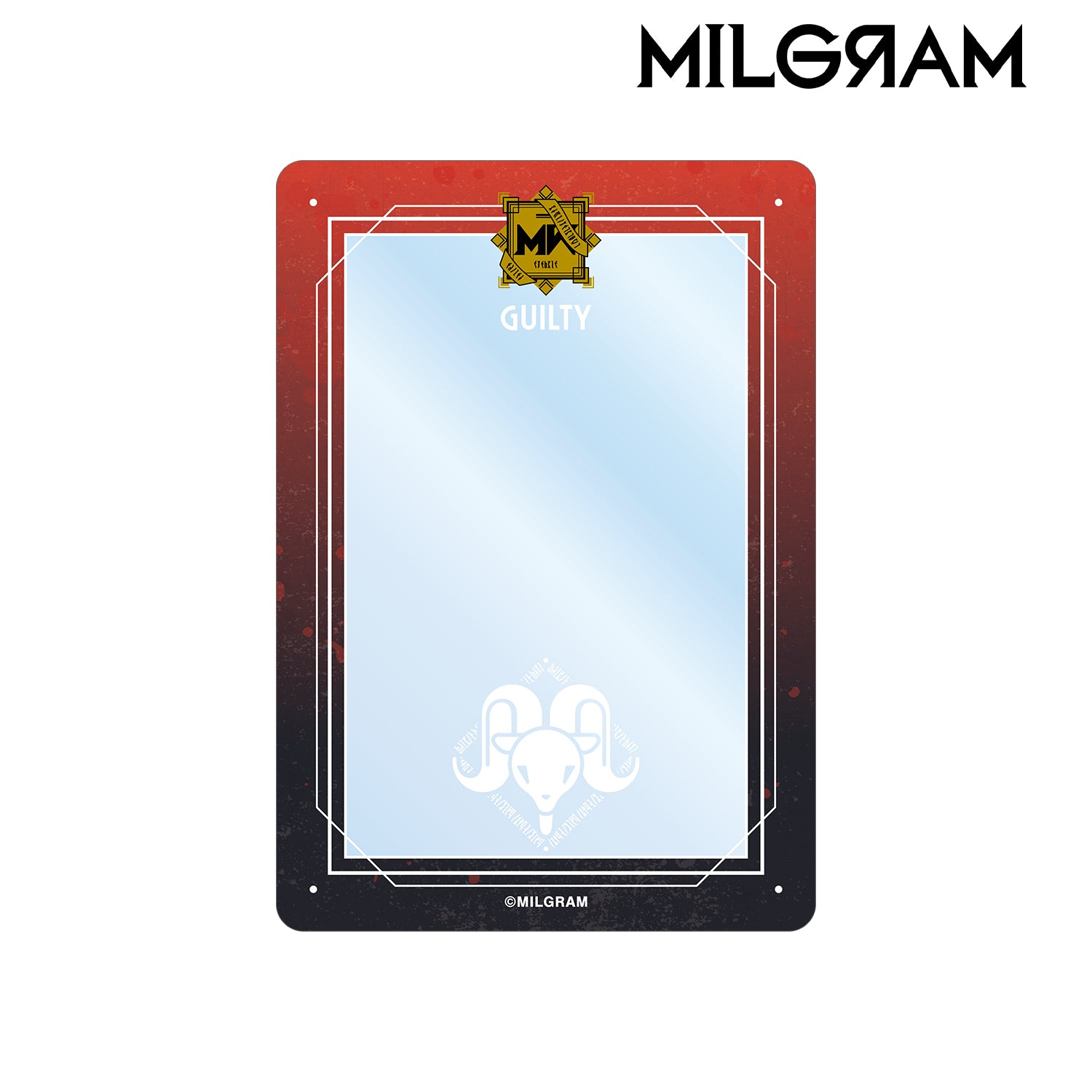 (Goods - Card) MILGRAM Judgement Mark GUILTY B8 Hard Case