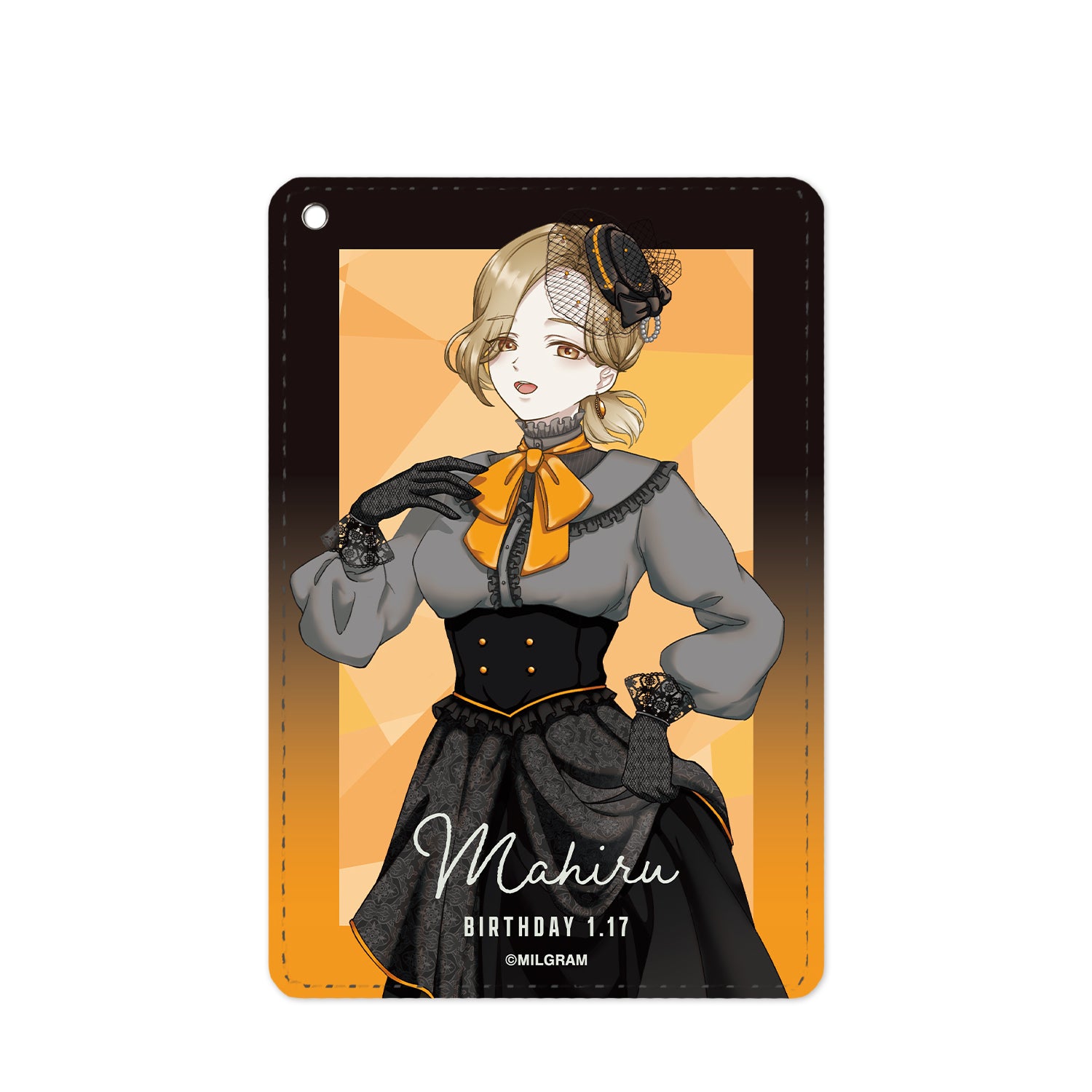 (Goods - Pass Case) MILGRAM Exclusive Art Mahiru Birthday ver. Vol.2 1 Pocket Pass Case