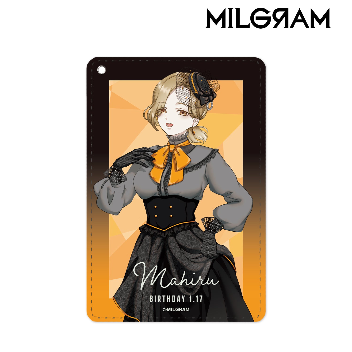 (Goods - Pass Case) MILGRAM Exclusive Art Mahiru Birthday ver. Vol.2 1 Pocket Pass Case