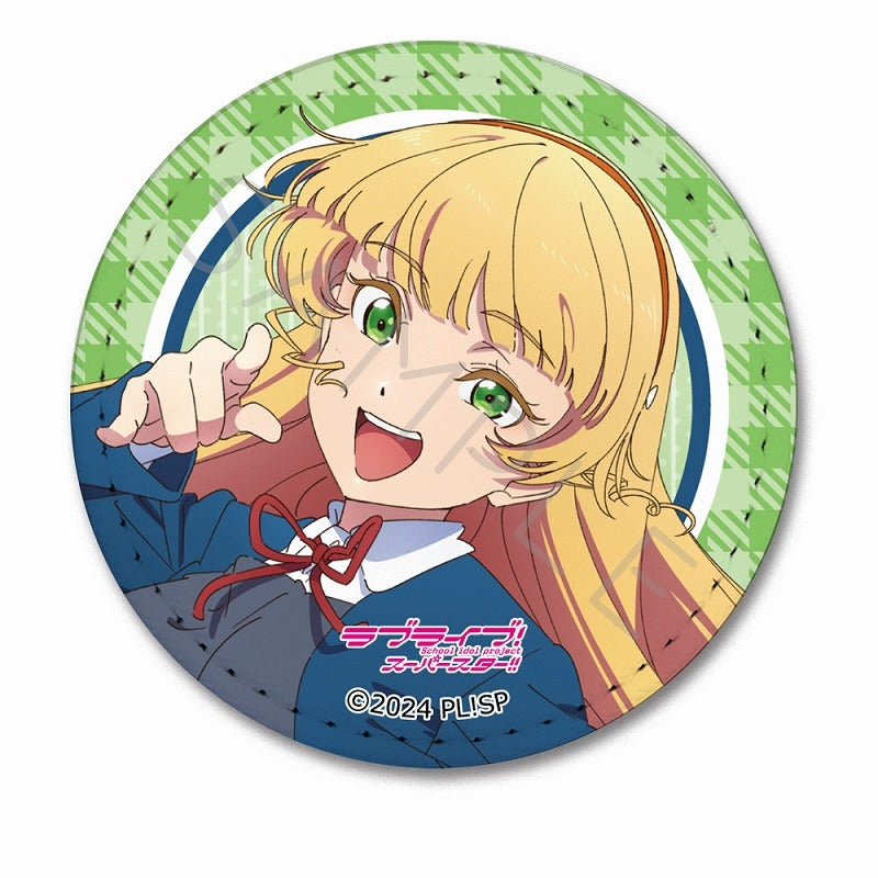 (Goods - Badge) Love Live! Superstar!! Leather Badge (Round) SD (Sumire Heanna)