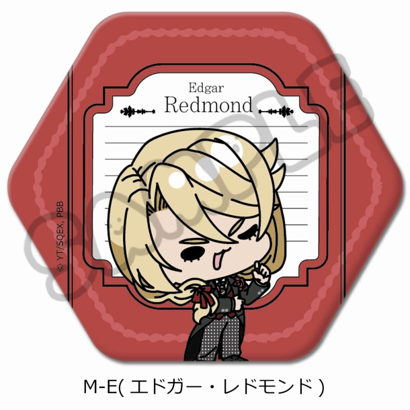 (Goods - Badge) Black Butler: Public School Arc Hexagonal Button Badge M-E (Edgar Redmond)