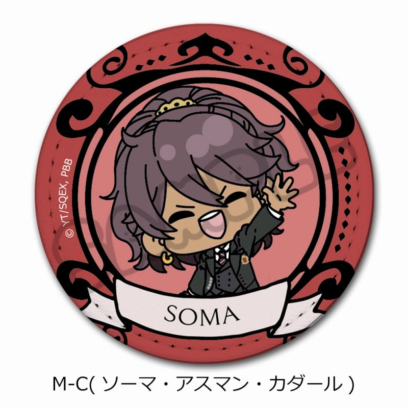 (Goods - Badge) Black Butler: Public School Arc Leather Badge (Round) M-C (Soma Asman Kadar)