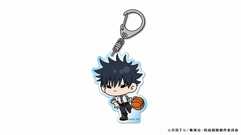 (Goods - Key Chain) Jujutsu Kaisen mochocho Acrylic Key Chain Megumi Fushiguro Basketball Ver. (animate Advance Sales)