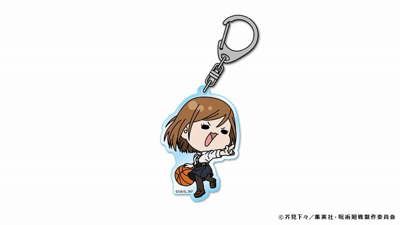 (Goods - Key Chain) Jujutsu Kaisen mochocho Acrylic Key Chain Nobara Kugisaki Basketball Ver. (animate Advance Sales)