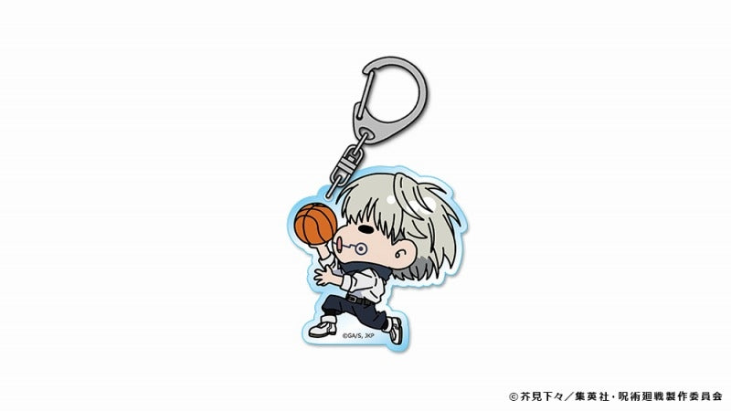 (Goods - Key Chain) Jujutsu Kaisen mochocho Acrylic Key Chain Toge Inumaki Basketball Ver. (animate Advance Sales)