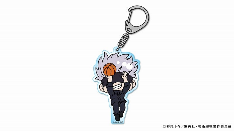 (Goods - Key Chain) Jujutsu Kaisen mochocho Acrylic Key Chain Satoru Gojo Basketball Ver. (animate Advance Sales)