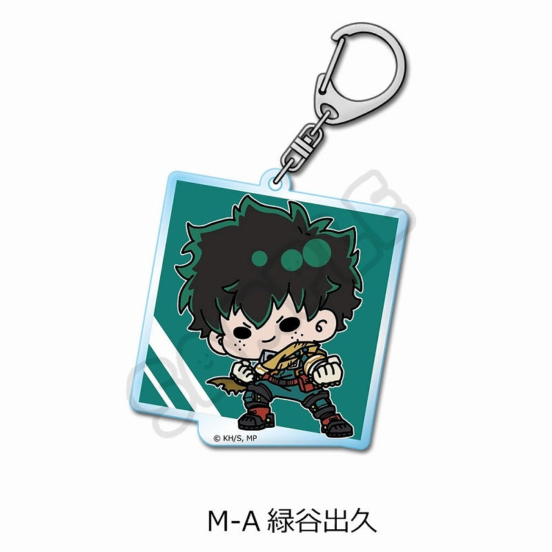 (Goods - Key Chain) My Hero Academia Anime Series Minna mochocho-ka Daisakusen vol. 1 Acrylic Key Chain M-A (Izuku Midoriya)