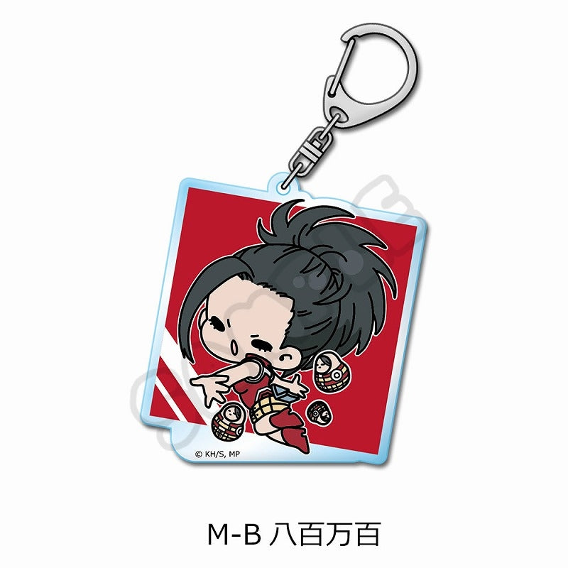 (Goods - Key Chain) My Hero Academia Anime Series Minna mochocho-ka Daisakusen vol. 1 Acrylic Key Chain M-B (Momo Yaoyorozu)