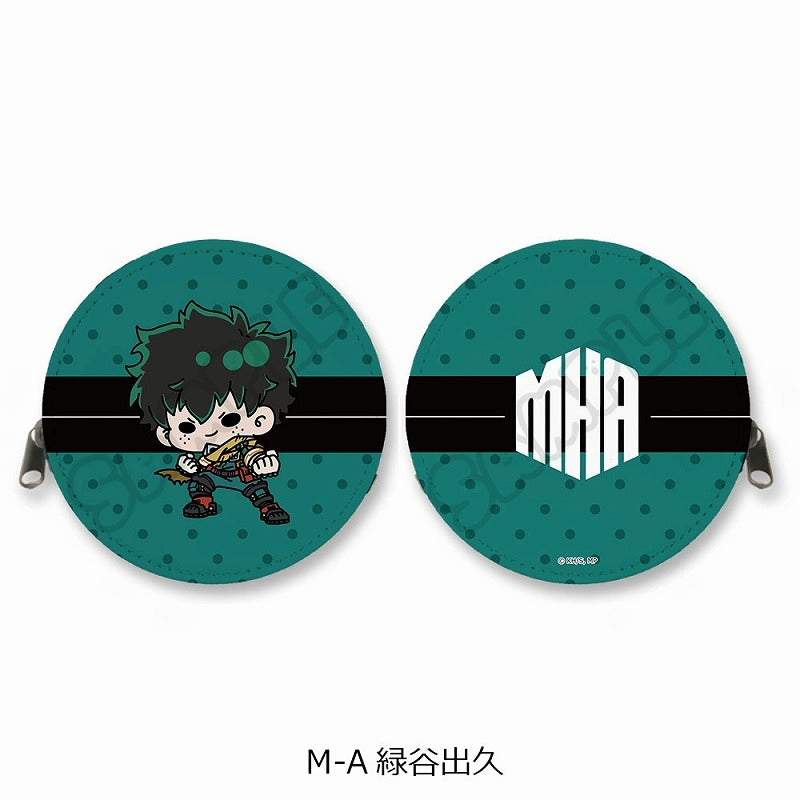 (Goods - Coin Case) My Hero Academia Anime Series Minna mochocho-ka Daisakusen vol. 1 Round Coin Case M-A (Izuku Midoriya)