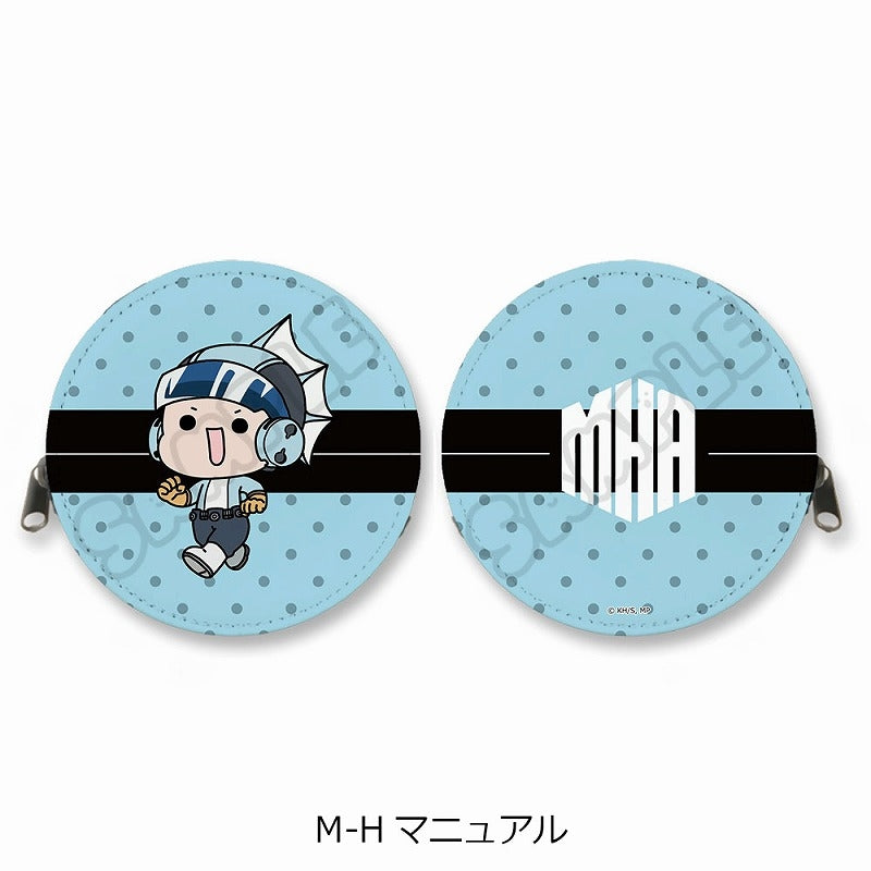 (Goods - Coin Case) My Hero Academia Anime Series Minna mochocho-ka Daisakusen vol. 1 Round Coin Case M-H (Manual)