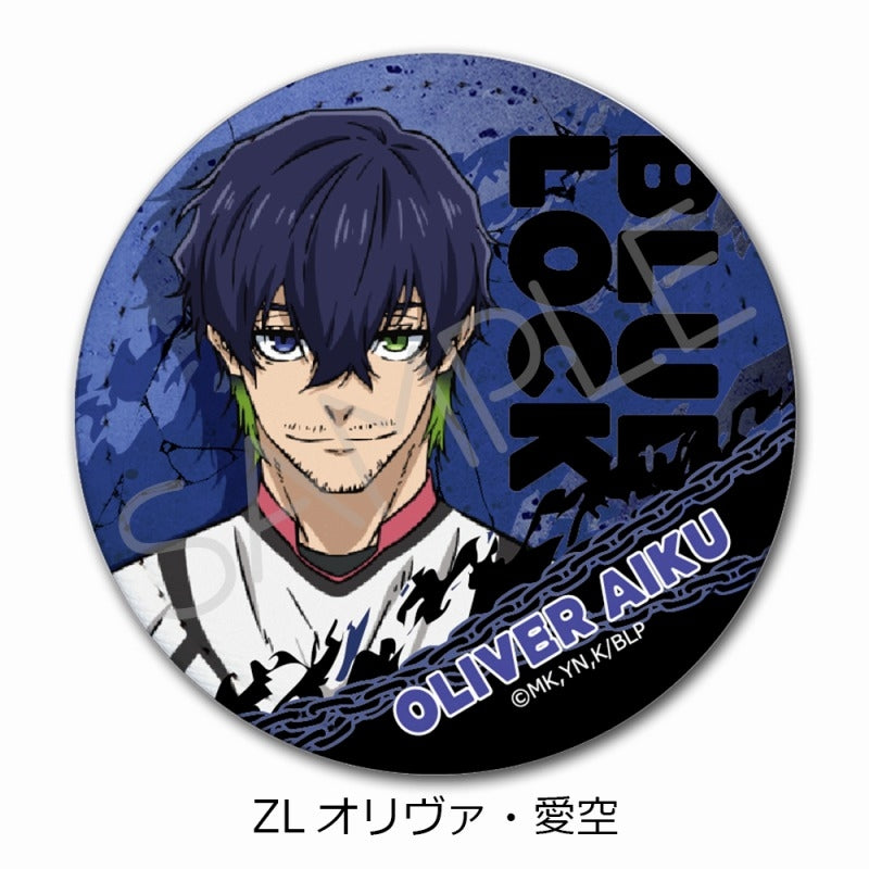 (Goods - Badge) Blue Lock TV Anime Leather Badge (Round) ZL (Oliver Aiku)