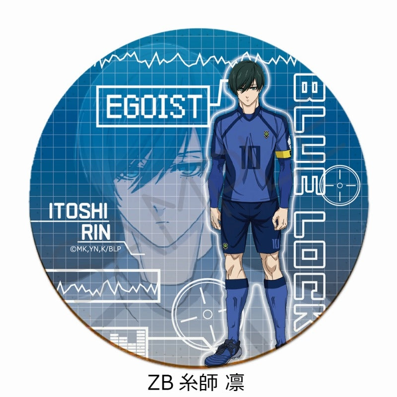 (Goods - Coaster) Blue Lock TV Anime Leather Coaster ZB (Rin Itoshi)