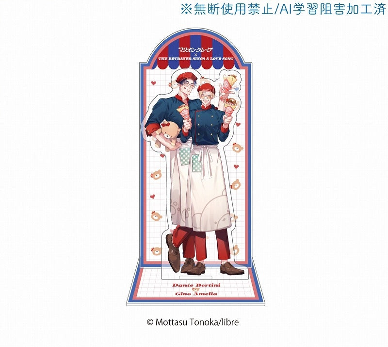 (Goods - Stand Pop) Mottasu Tonoka x MARION CREPES Acrylic Stand feat. Exclusive Art Traitor's Love Song