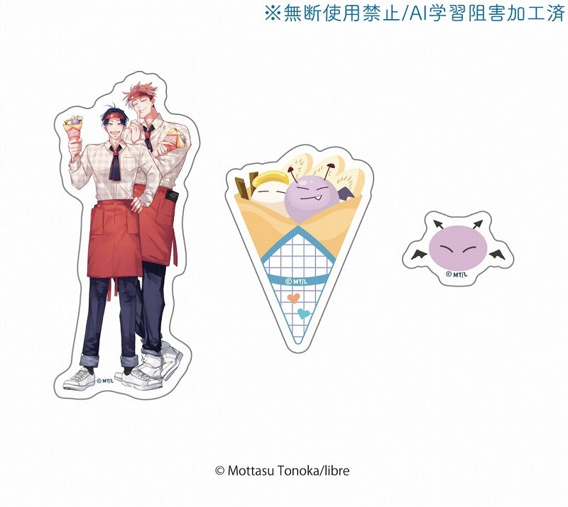 (Goods - Sticker) Mottasu Tonoka x MARION CREPESSticker Set Ore no Seito wa Kawaikunai