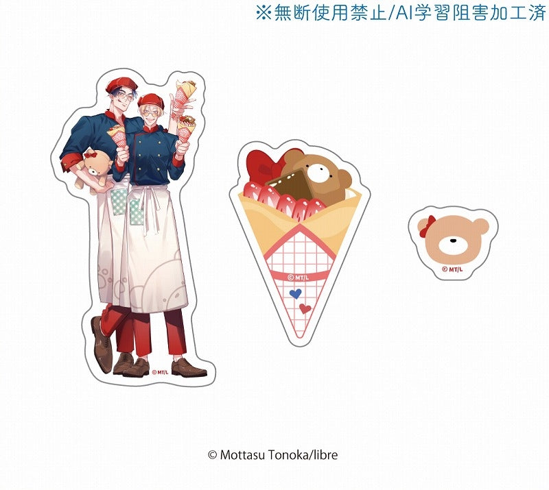 (Goods - Sticker) Mottasu Tonoka x MARION CREPESSticker Set Traitor's Love Song