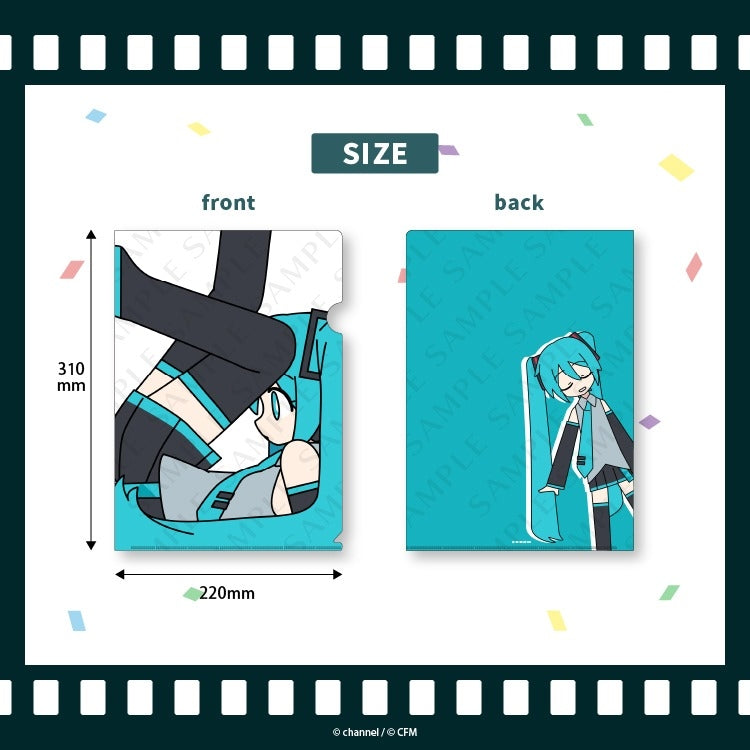 (Goods - Clear File) Satsuki & channel Clear File 2 Hatsune Miku/channel