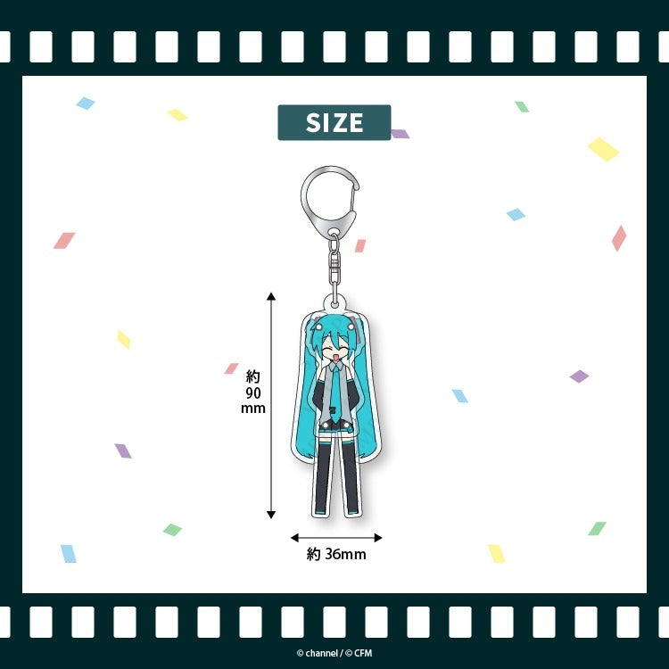 (Goods - Key Chain) Satsuki & channel Acrylic Key Chain C Hatsune Miku/channel