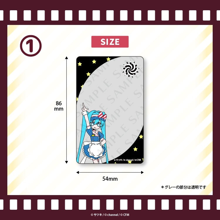 (Goods - Card) Satsuki & channel Clear Card 1 Mesmerizer/Satsuki & channel