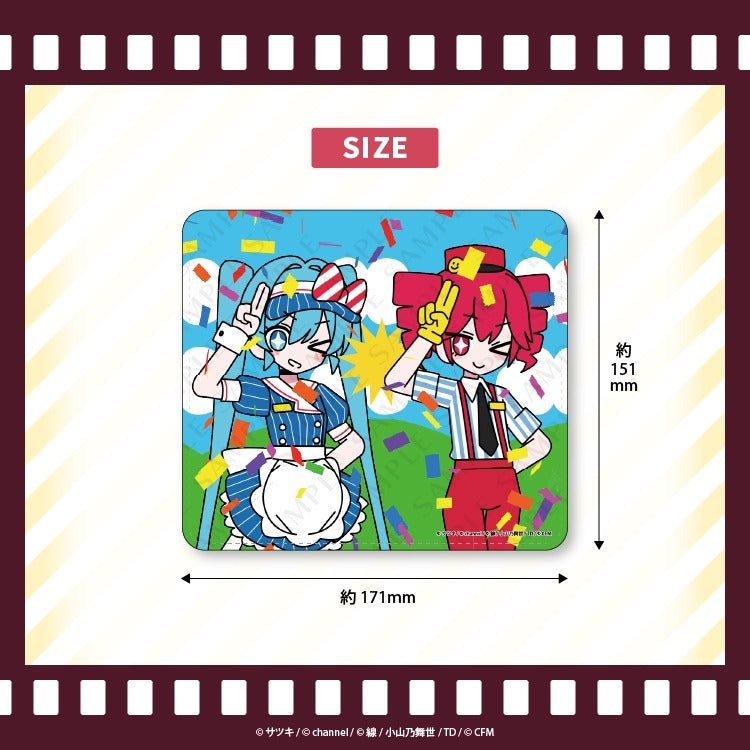 (Goods - Mouse Pad) Satsuki & channel Mouse Pad Mesmerizer/Satsuki & channel