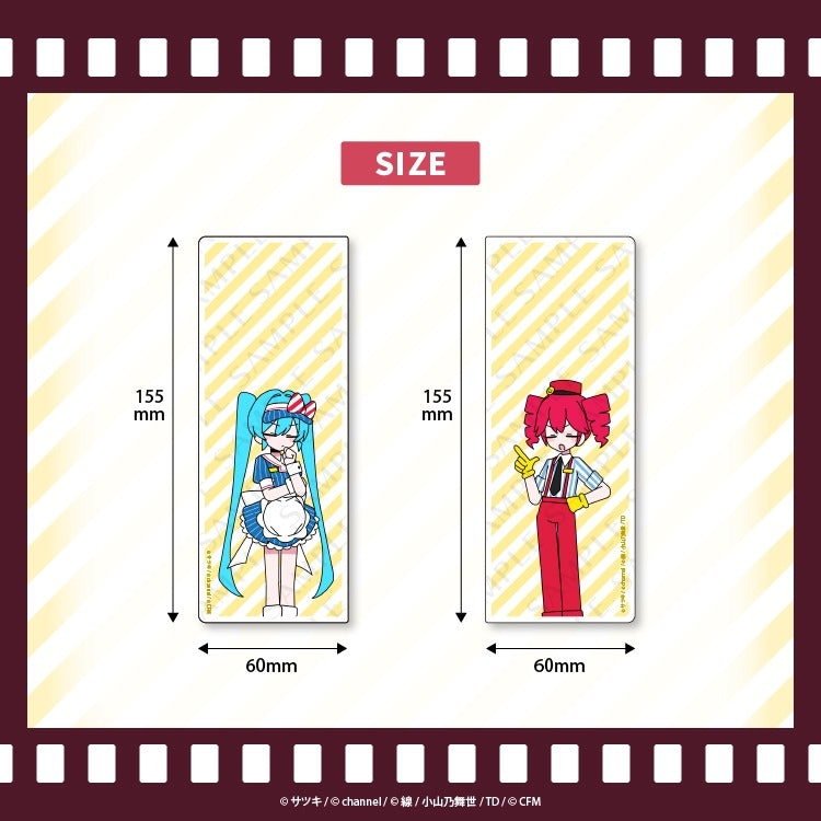 (Goods - Memo Stand) Satsuki & channel Acrylic Chara Memo Stand Mesmerizer/Satsuki & channel