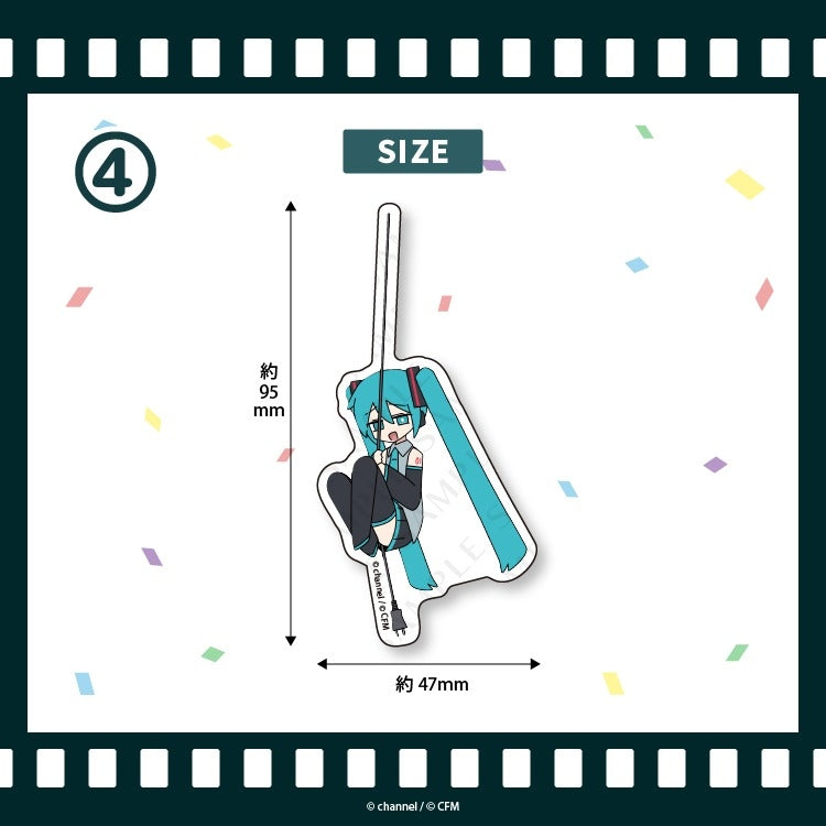 (Goods - Sticker) Satsuki & channel Die-cut Sticker 4 Hatsune Miku/channel