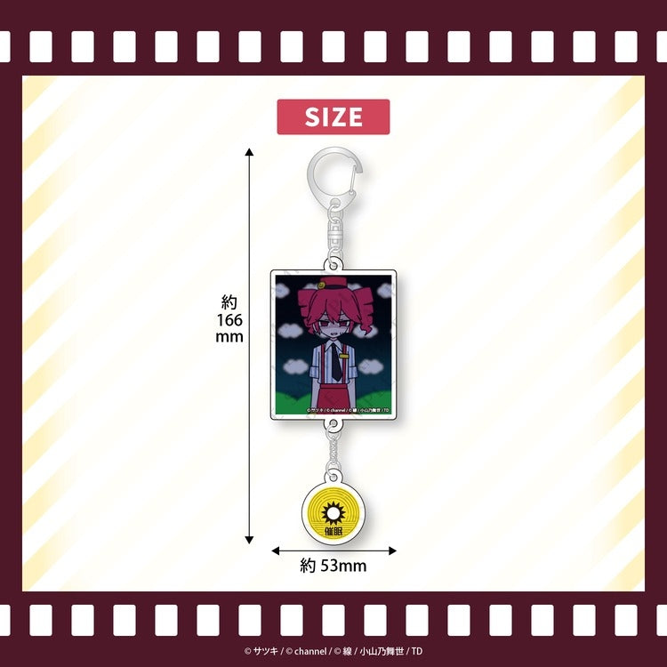 (Goods - Key Chain) Satsuki & channel Acrylic Key Chain B Mesmerizer/Satsuki & channel