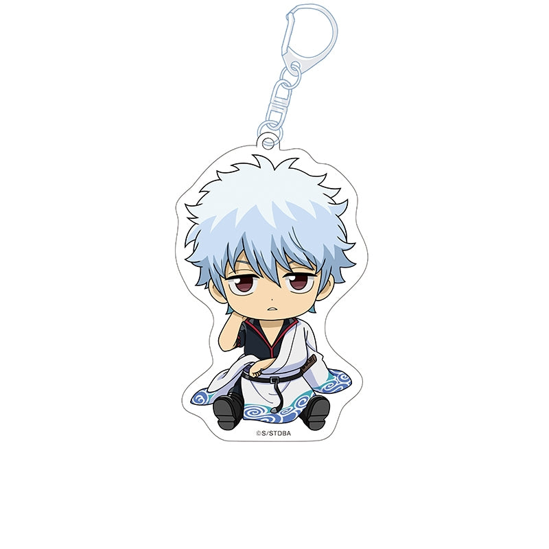 (Goods - Key Chain) Gintama Petanko Acrylic Key Chain vol. 1 Gintoki Sakata