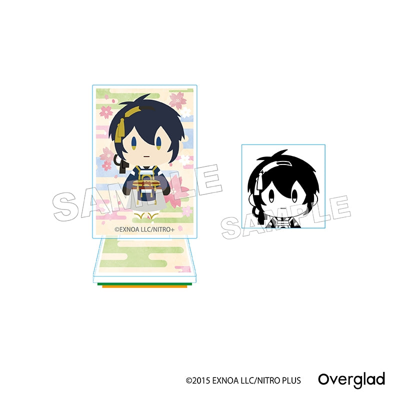 (1BOX=10)(Goods - Acrylic Stand) Touken Ranbu ONLINE Trading Acrylic Figure Stamp Otomo Sanpo Vol. 1