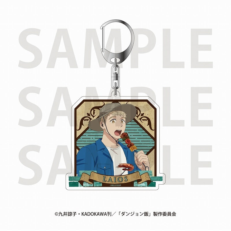 (Goods - Key Chain) Delicious in Dungeon Holographic Acrylic Key Chain BBQ Party! Laios