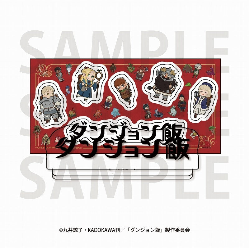 (Goods - Set) Delicious in Dungeon Logo Acrylic Block & Sticker Set