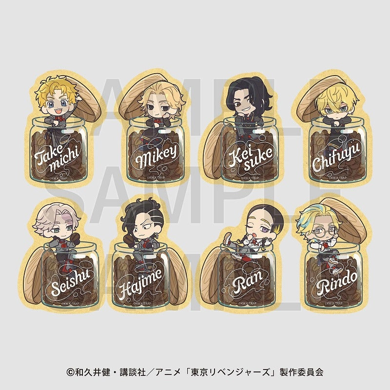 (Goods - Sticker) Tokyo Revengers Coffee time Die-cut Sticker Set (8 Stickers)