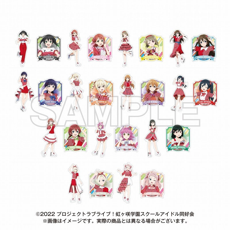 [※Blind](Goods - Sticker NTT Docomo x Love Live! Nijigasaki High School Idol Club the Movie: Final Chapter Part 1 Trading Die-cut Sticker Set of 2 (13 Types)