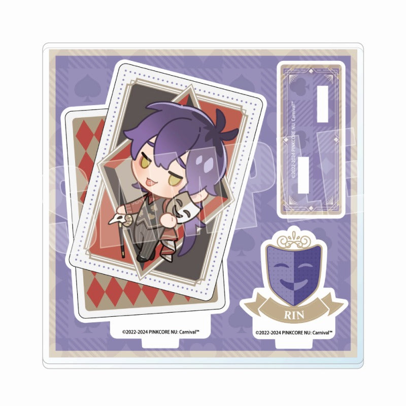 (Acrylic Stand) NU: Carnival Acrylic Diorama Stand (Playing Cards ver.)(Rin) [animate Exclusive]