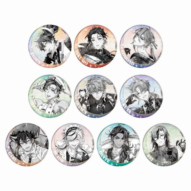 (1BOX=10)(Badge) NU: Carnival Trading Holo-EYE Button Badge vol.3 [animate Exclusive]