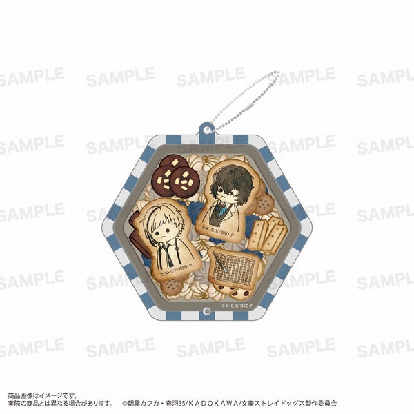(Goods - Key Chain) Bungo Stray Dogs Anime Shaka Shaka Acrylic Key Chain (whim patisserie) Atsushi Nakajima & Osamu Dazai