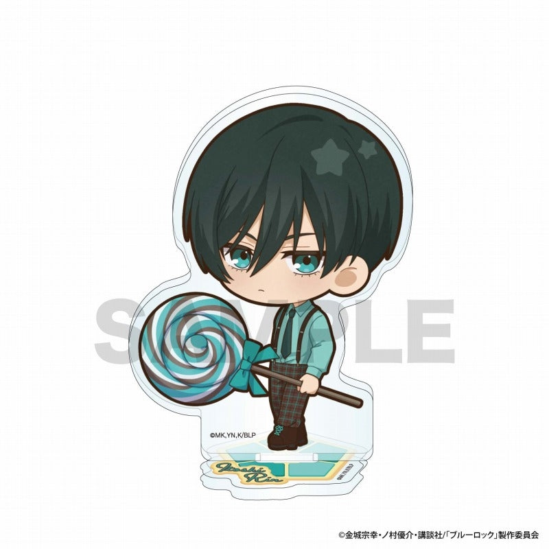 (Goods - Stand Pop) Blue Lock Sweets House Chibi Acrylic Stand/Rin Itoshi