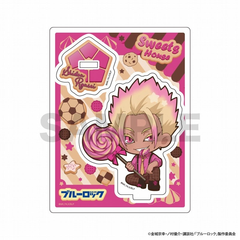 (Goods - Stand Pop) Blue Lock Sweets House Chibi Acrylic Stand/Ryusei Shido